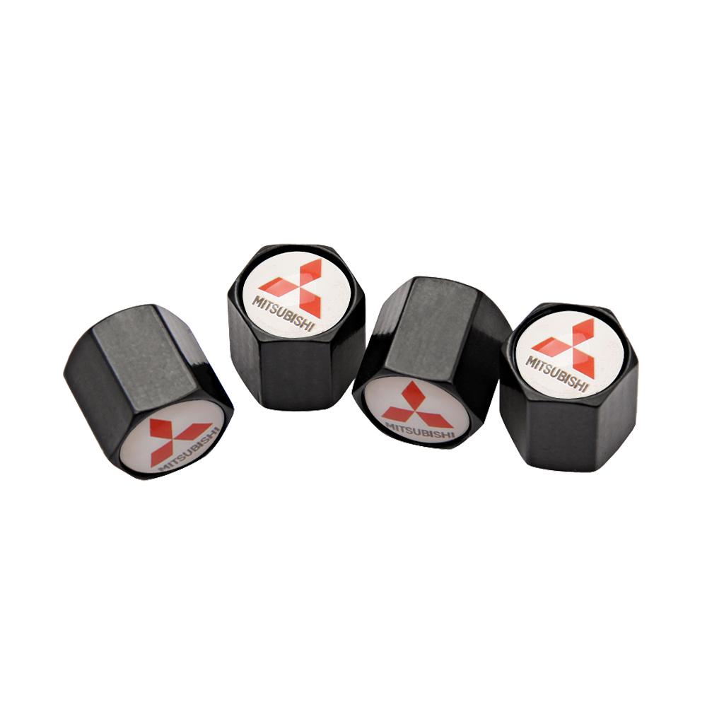4 Stück Universelle Auto Rad Reifen Ventil Schaft Kappe Abdeckung Für Mitsubishi Ralliart Galant Mirage L200 Xpander Cordia Pajero