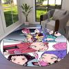 Hunter Cartoon Round Area Rug,Carpet Rug for Living Room Bedroom Sofa Playroom Decor,Non-slip Floor Mat Q0021