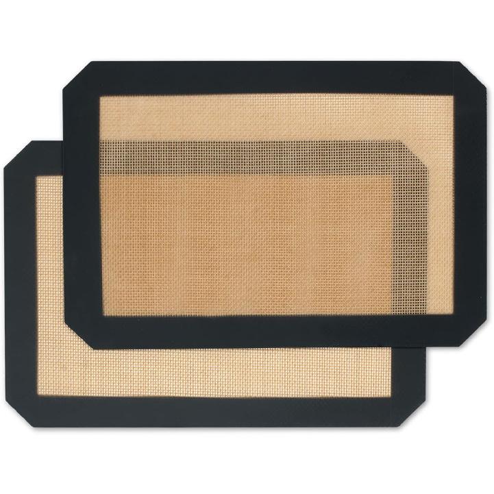 Silicone Baking Mat,Silicone Mat,2 Pack Reble Non-Stick Baking Mat,Food Safe Silicone Mats for Baking, Oven Baking Sheet for Making Cookies, 11.8 L x 8.3 W