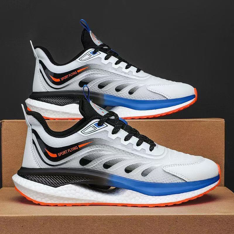

New trendy versatile sports shoes mesh breathable running shoes soft-soled shoes casual shoes foreign trade trendy shoes 45