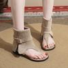 Flip-flops Ankle Boots Versatile Roman Sandals Fashionable Sandals Boots