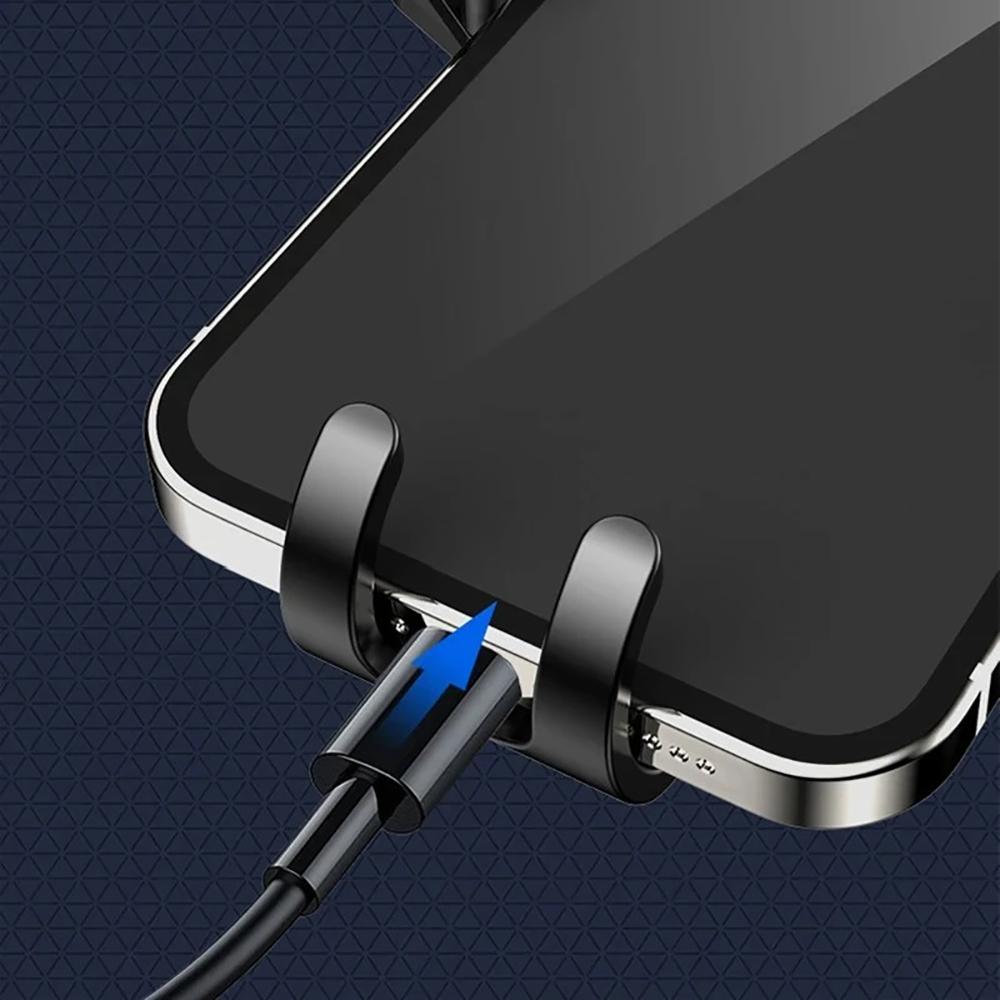 Car Phone Holder Air Vent Clip Mount Hook Gravity Cellphone Stand GPS Navigation Support in Car Bracket For iPhone 15 14 Xiaomi