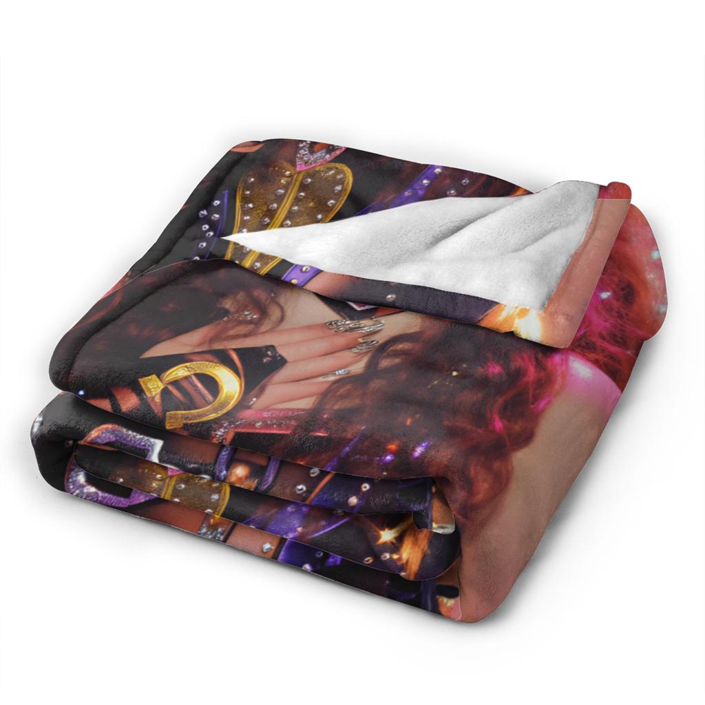Warm Blankets Children Travel Chappell Roan Midwest Princess Throw Blanket  Flannel Bedspread For Couch Chair Sofa Bed Cover