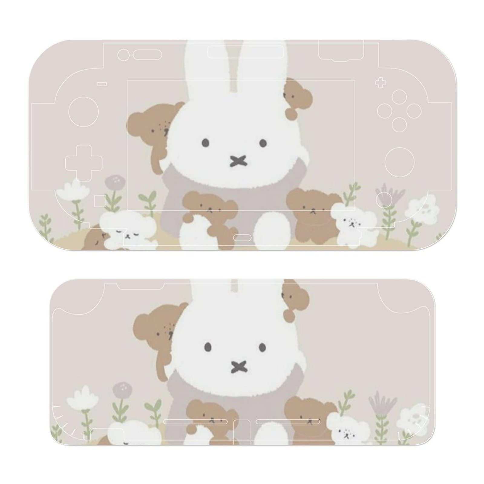 

Miffy Lite Skin Full Easy to Protective Cute Skin Sticker for and for Switch Lite Switch/Switch Sticker, Protection, Apply, Thin, Film, Dock, Console, синий