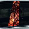 1/2PCS Anime Demon Boy Car Center Pillar Sticker B-Pillar Protective Film Decoration Decals