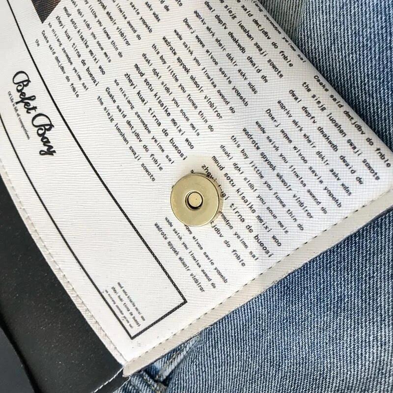 Женская сумка через плечо для газет — фото 10