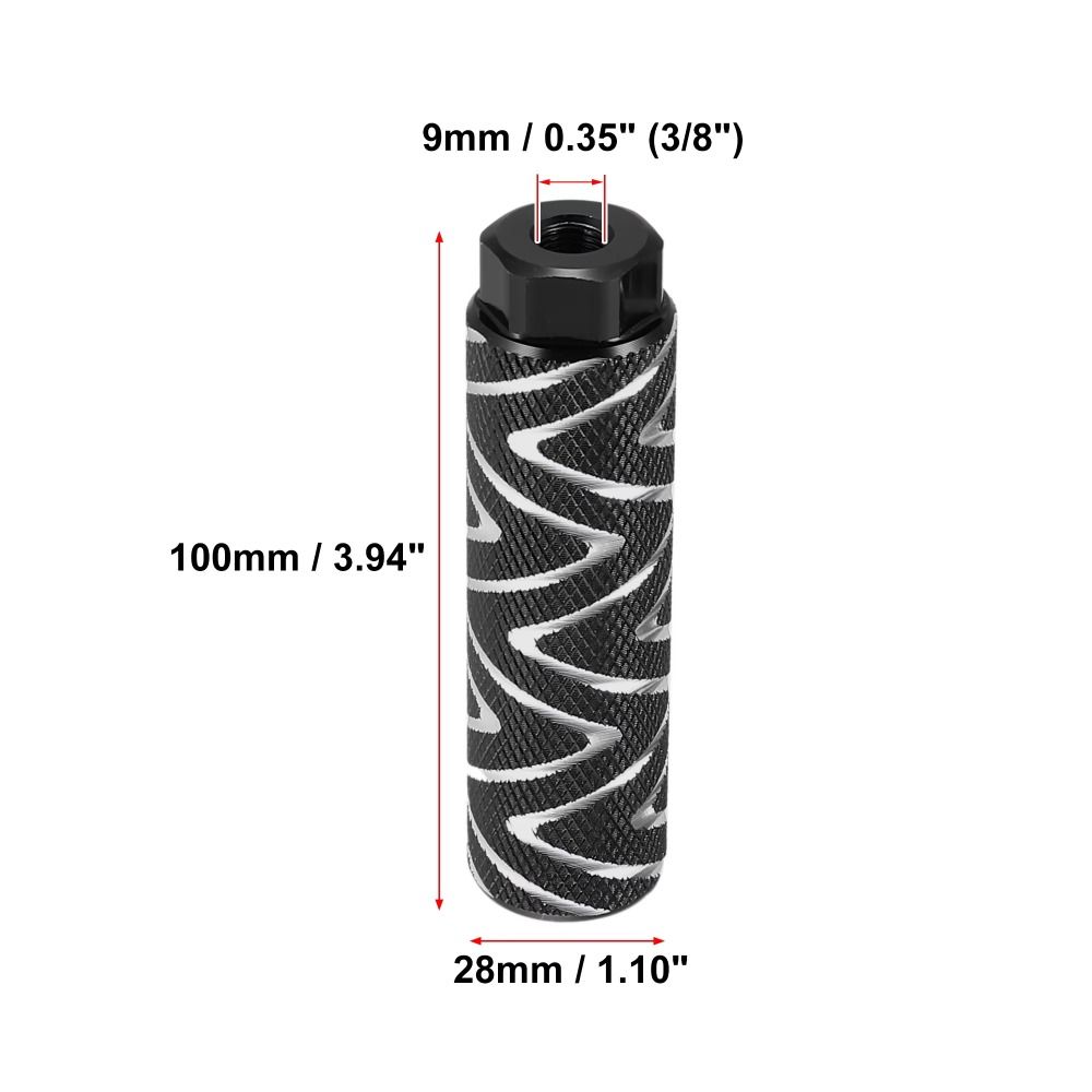 1 Pair Easy To Install Bike Footrest Lever Axle Pegs Weight-bearing Bike Bicycle Pedals  Scooter