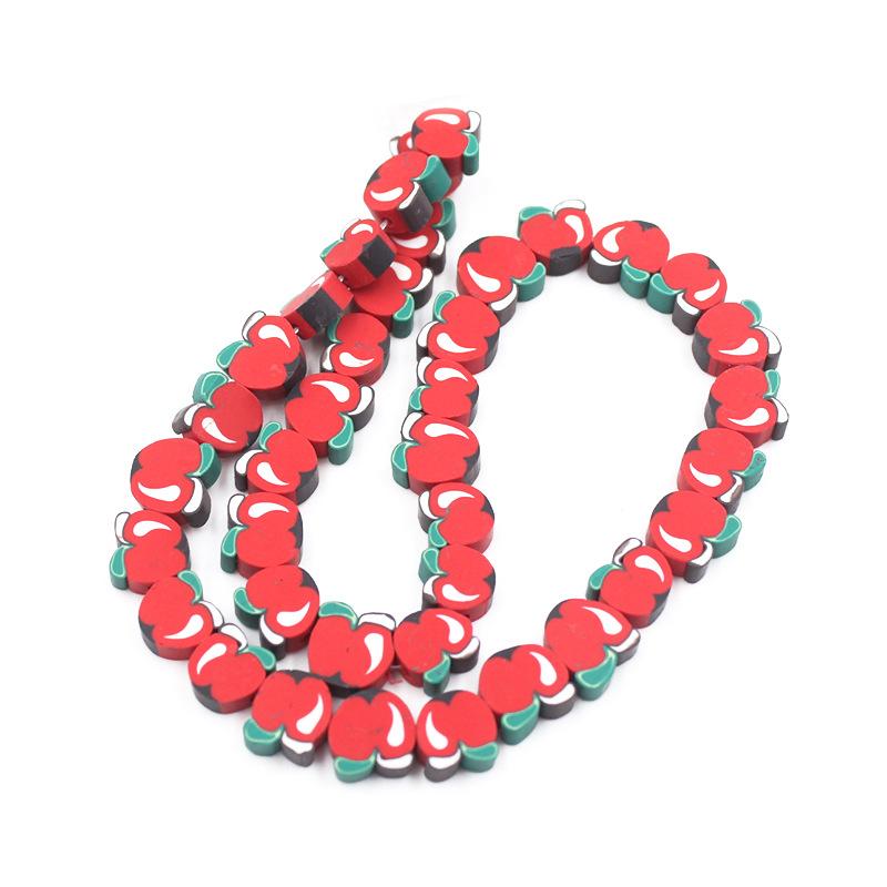 Soft Pottery Beads Beaded Handmade Materials Diy Jewelry Accessories Mobile Phone Chain Bead Separation Mixed Color Soft Pottery Loose Beads