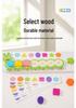 Caterpillar Wooden Shape Matching Logic Toy for Early Education