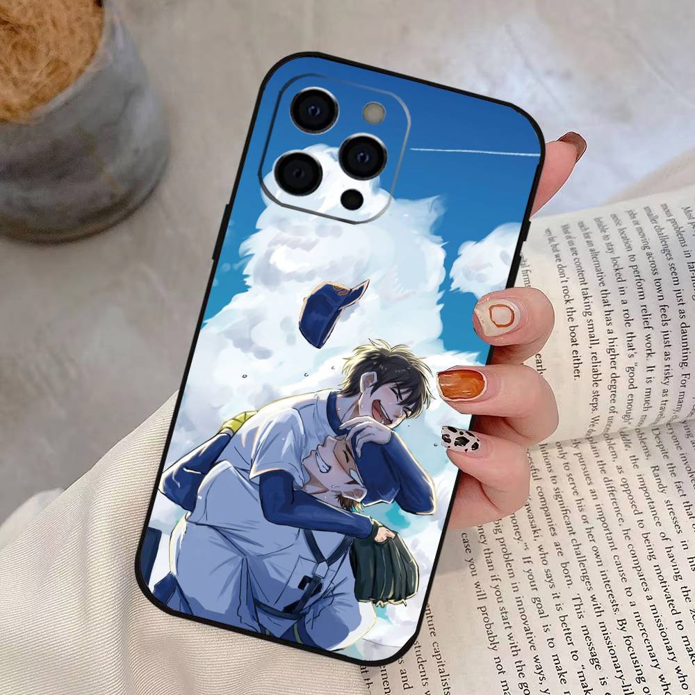 

Ace of Diamond Phone Case For iPhone 17, 16,15,14,13,12,11 Plus,Pro Max, Others Soft Black Cover iPhone16Se4