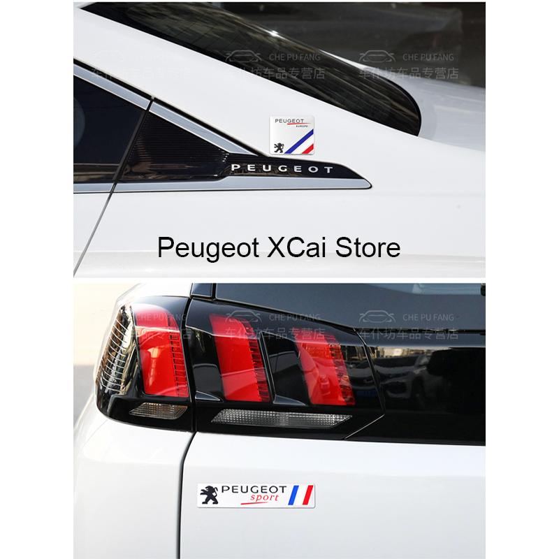 Suitable for Peugeot 408 508 RCZ 2008 3008 4007 4008 5008 206 207 301 307 308 GT fender side Aluminum YR sticker car accessories