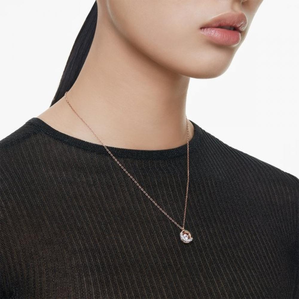 Swarovski Rose Gold Necklace 5692257