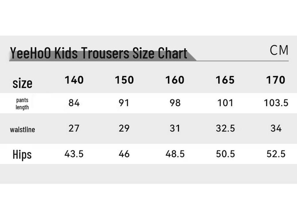 YEEHOO Girls' Straight-Leg Casual Pants