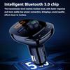 Mp3 přehrávač do auta Duální USB rychlá nabíječka FM Bluetooth přijímač Kompatibilní s 5,0 Fm vysílačem USB flash disk Sada do auta