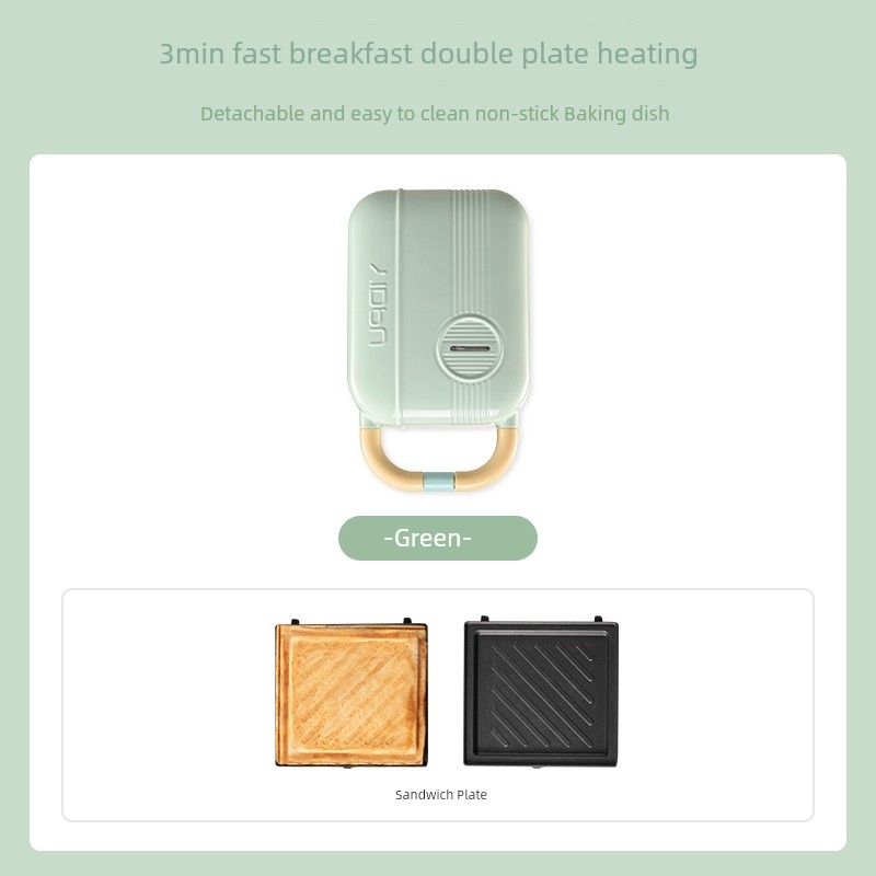 

Yidepu Egg Waffle Multifunctional Tool Waffle Green [Sandwich Plate]]