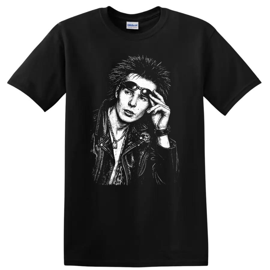 Sid Vicious Rock Legends Punk Portrait T Shirt Sex Pistols Tee