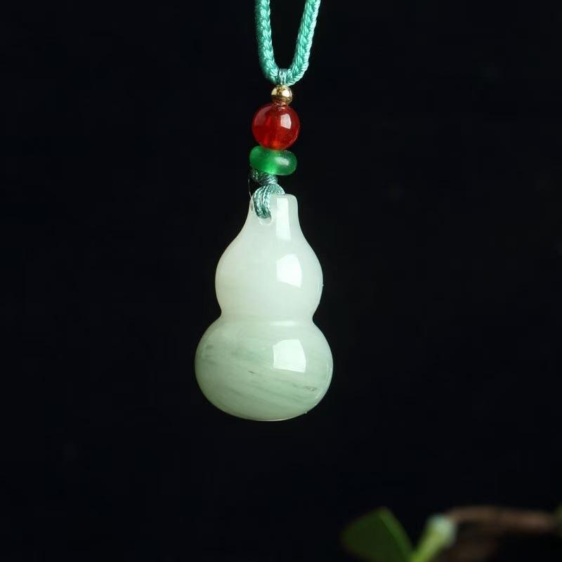 Pendant Wu Shi Brand Double-sided Hollow Ruyi Ping an Buckle Necklace