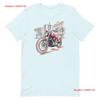 Art Deco Motorcycle T Shirt Vintage Washed Unisex Comfortable Top For Everyday Wear Homme Graphic Soft Casual Breathable