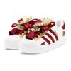 adidas Originals Superstar 2 Skateboard Shoes Unisex Low Top White/Red/Yellow JH9976(Team1655-S-BOX)
