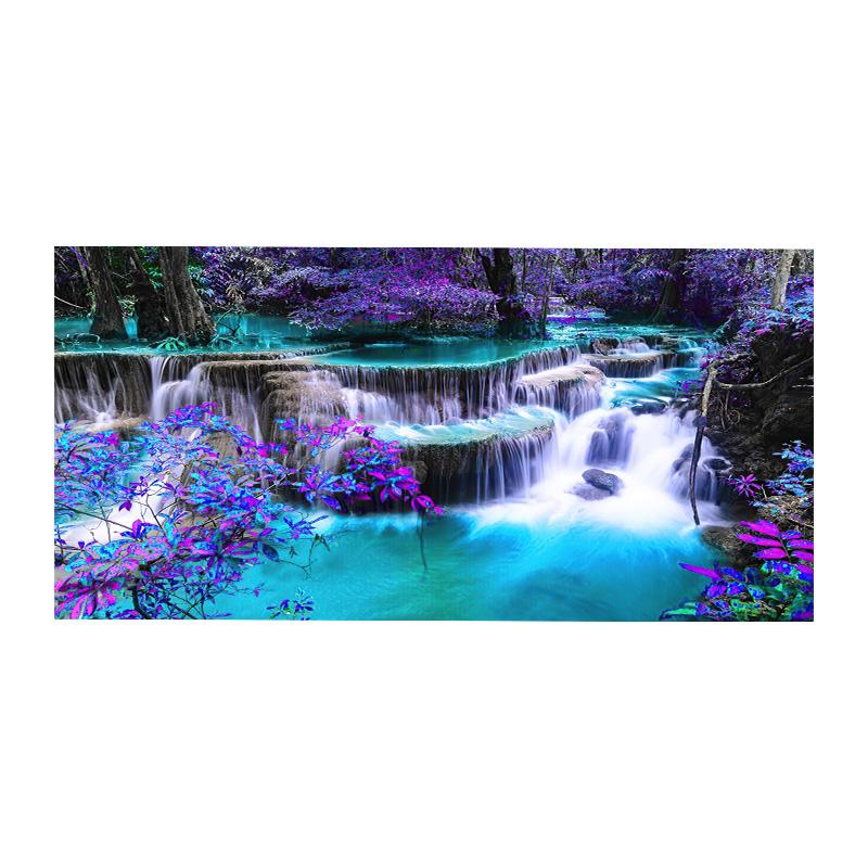 

Пейзаж Водопад Картина на холсте Настенная живопись Пляж Восход Плакат Печать Картина для скандинавского домашнего декора Декор для гостиной Настенный декор 20x40cm