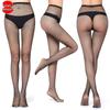 High Elasticity Black Silk Fishnet Stockings - Trendy European and American Style Hollow Mesh Tights