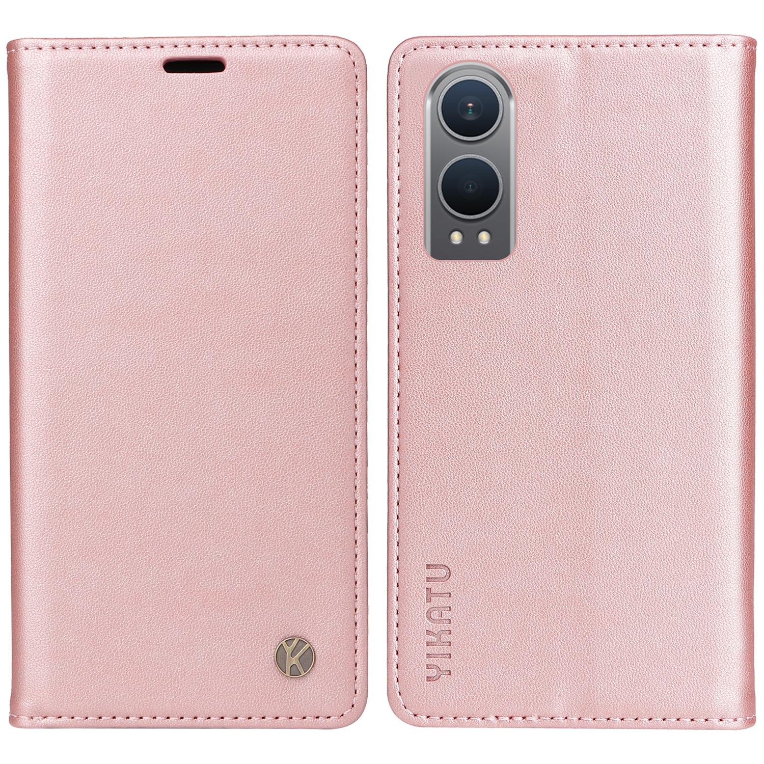 

YIKATU YK-001 Для OnePlus Nord CE4 Lite 5G/Oppo K12x 5G (Китай) Чехол Кожаный Чехол для Телефона Магнитная Застежка Книжный Стиль Подставка C