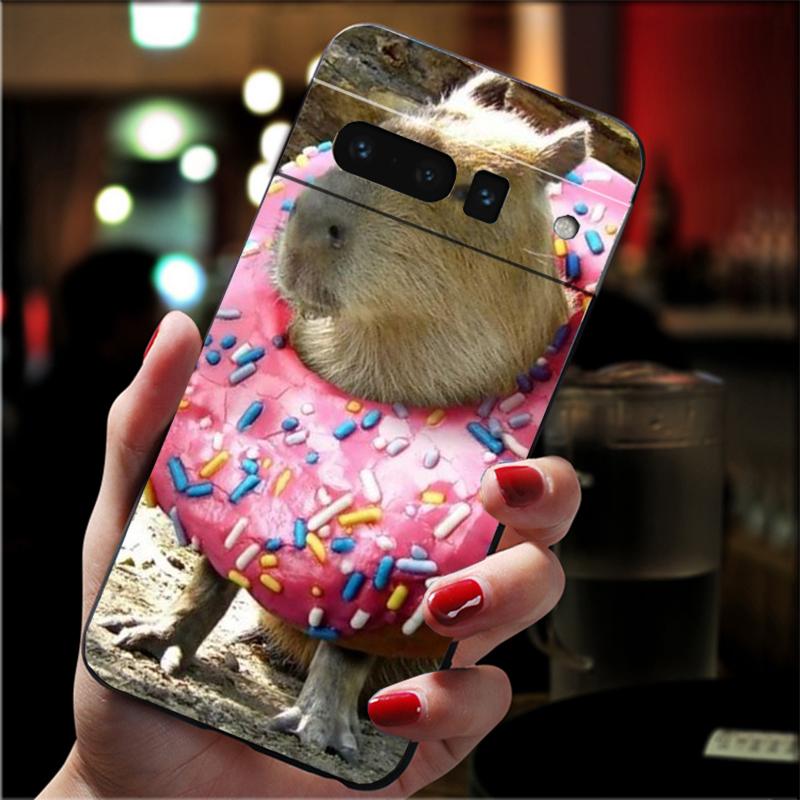 

Phone Case For Google Pixel 10 Pro XL 9 Pro XL 9A 8 7 6 Pro Pixel 8A 7A 6A Pixel 8 7 6 5 Pet Animal Capybara Pixel 9 Pro XL