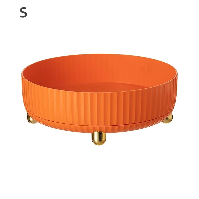 

1 шт. Подставка для хранения 360° Вращающаяся полка для специй Контейнер для хранения Настольная тарелка для фруктов Поворотная платформа Для дома Гостиной Кухни Гаджеты