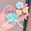 10pcs/set Cute Children Hair Clips Fabric Bowknot Flower Hairpin Bangs Hair Clips Fashionable Hair Accessories Headwear