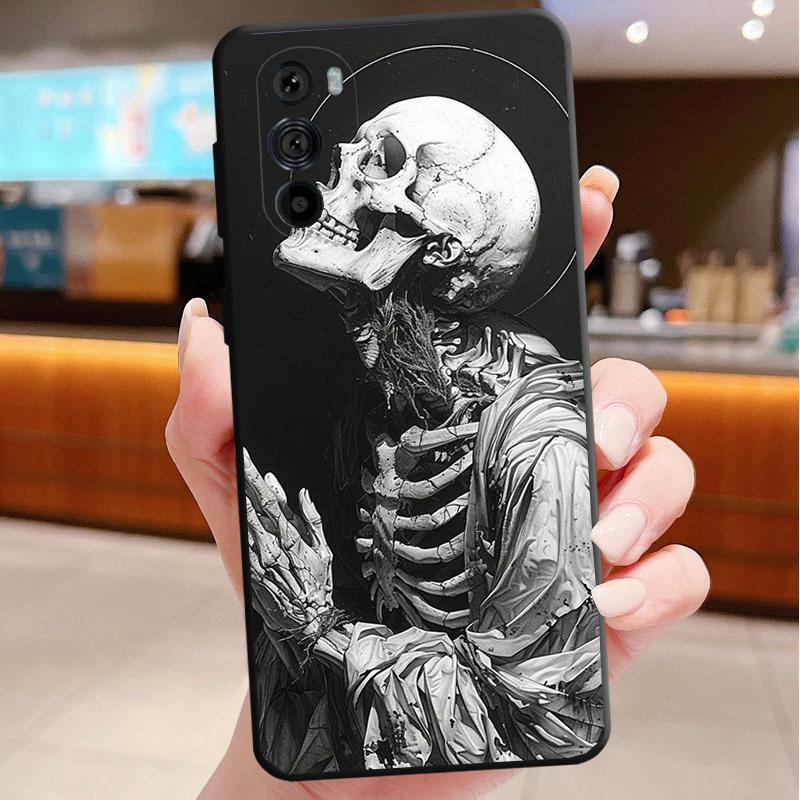 Skeleton Art Phone Case For Motorola Edge 60 50 40 Pro 60 50 40 30 Ultra Neo Fusion Moto G Play G Stylus G Carcasas