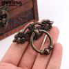 10 buc Mânere Inelare Vintage Distresate cu Finisaj Alamă Antică pentru Dulap, Sertar, Comodă, Lungime 2,5-in (6,5 cm) și Lățime 1,8-in (4.7 Cm)