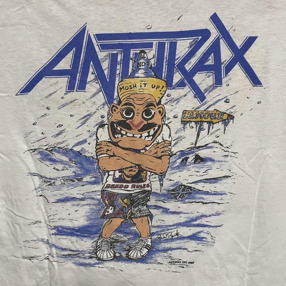 Anthrax Band White Album Music T-Shirt Cotton S-234XL Unisex NI339 Unisex T-Shirt S