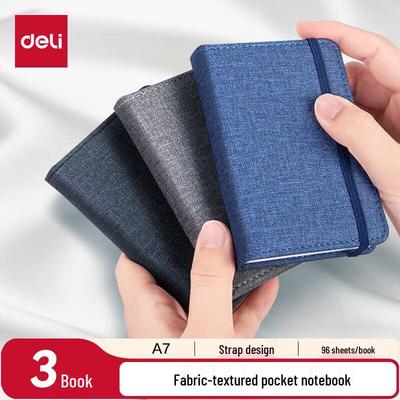 Deli A7 96-Sheet Mini Portable Pocket Notebook