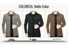 Men's Spring 2026 Color Block Lapel Jacket - Business Casual Versatile Outerwear