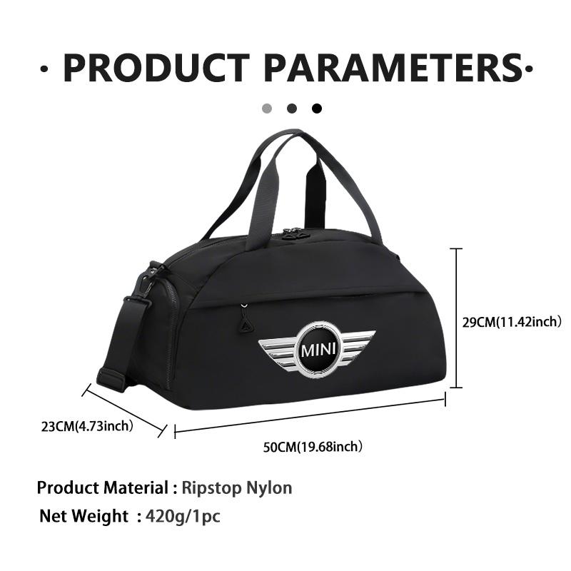 Car Logo Travel Portable Large Capacity Luggage Storage Bag For MINI Cooper R53 R52 R50 One JCW Clubman Countryman WORKS