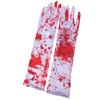 Blood Print Sock Halloween Blood Gloves Skirt Halloween Dress Up Handprint   Men