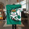 1Pc Club Santos Print Flannel Blanket High Quality Warm Comfortable Cover for All Seasons Perfect for Gifts Home Decor