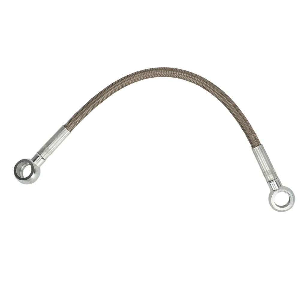 Oil Supply Line Hose 11361705532 Stainless Steel Rustproof Turbo Oil Feed Line for E36 E46 E39 E85 E86