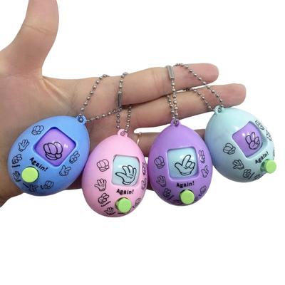 10Pcs Mini Creative Keychain Rock-Paper-Scissors Pendant Toys For Kids Birthday Party Favors Goodie Bag Wedding Baby Shower Gift