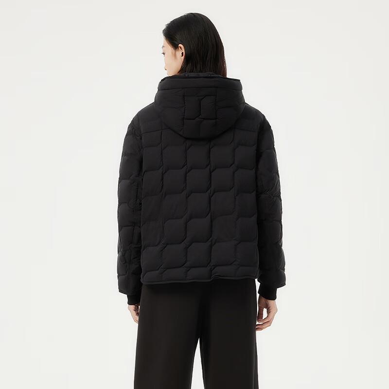 Tamboer Women's Lightweight Petite Hooded Down Jacket 330216Z