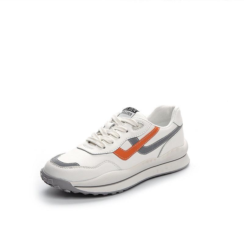 

Туфли Forrest Gump Pops из кожи, повседневные, легкие, модные, женские туфли 40 серый/оранжевый