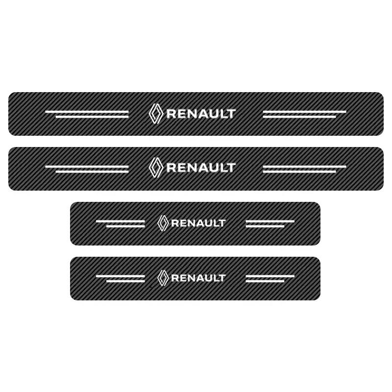 

2026 Hot For Renault Interior Stickers For Renault Clio Laguna 2 Megane 2 3 Clio 4 Duster Logan Car bon Fiber Car Sticker Auto D