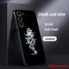 Japanese art text fashion love design Phone Case For Samsung Galaxy S26 S25 S24 S23 S22 S21 Plus Ultra Note20 Soft Black