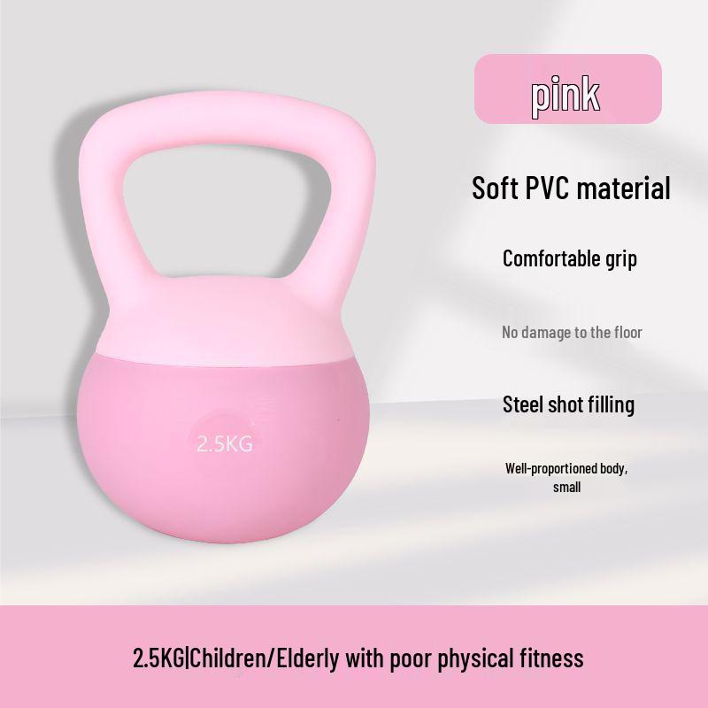 Мягкая гиря для женского и мужского фитнеса: Домашнее оборудование для тренировки ягодиц и мышц кора