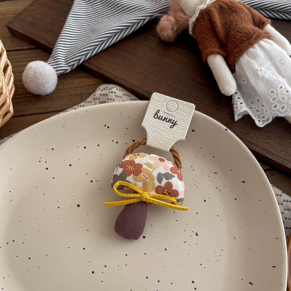 Polka Dot Love Bow Hair Rope Tie Children's Elastic Hair Band Rubber Band Ponytail Holder Elastic Headband Girl Hair Accessories