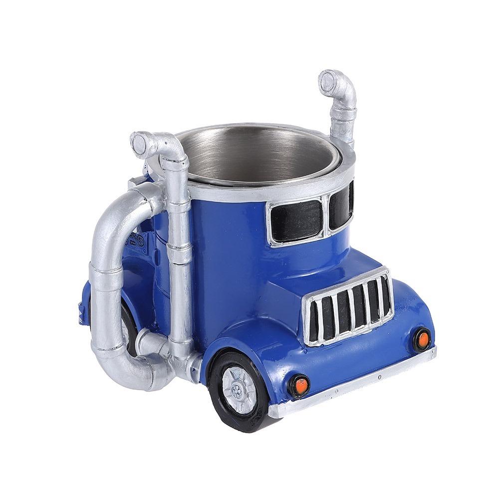 Durable Truck Coffee Mug 11 Ounces Handcrafted Coffee Cup Semi-trailer Shaped Semi Truck Semi-Truck Coffee Mugs Men Coffee Cup