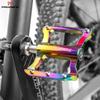 Aluminum Alloy Folding Bike Pedals With Sealed Bearing Anti-Slip Platform Road Cycling Accessories