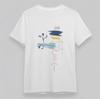 Women's Oversize Fashion All-Season Classic T-Shirt Minimalist Tree Line Art Tee