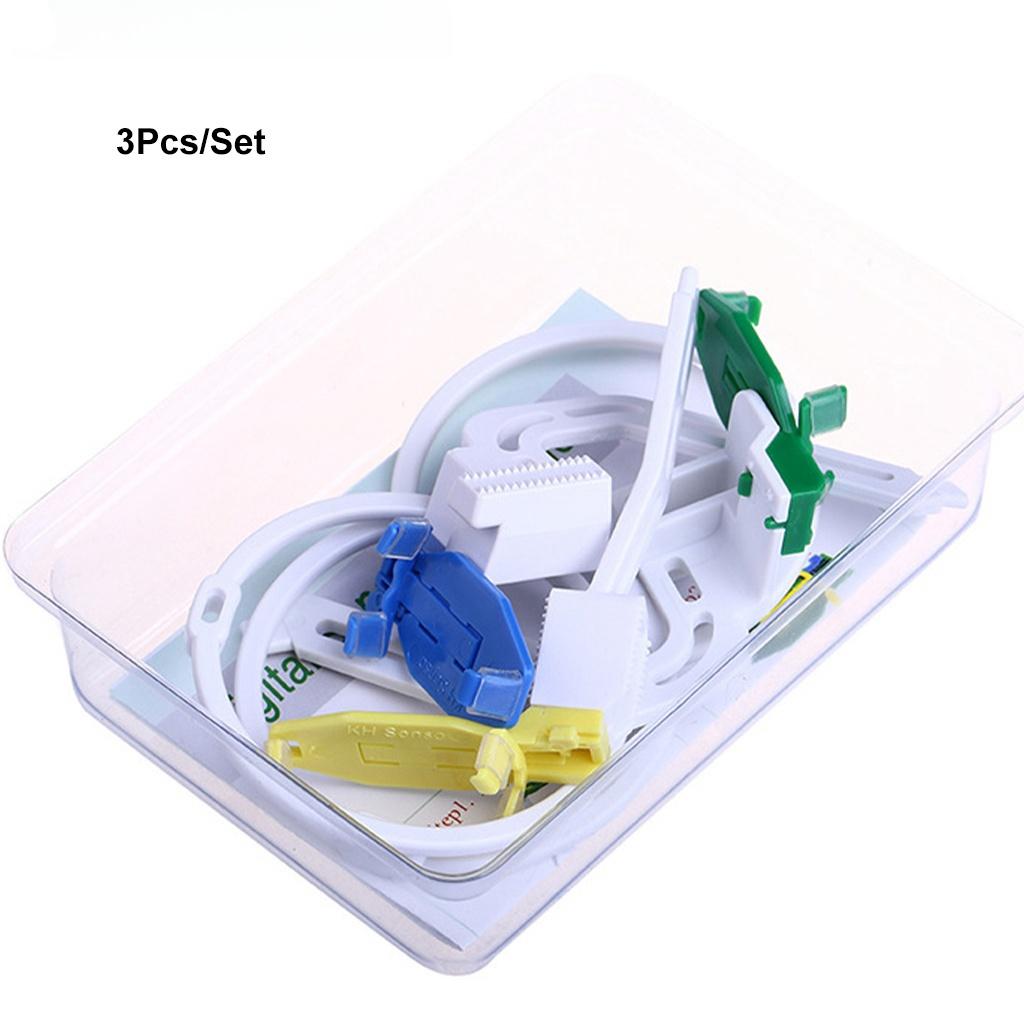 Dental X-Ray Sensor Positioner Holder Dental Lab Digital X-Ray Film Locator Dentist Portable Plastic Positioning Tool 3Pcs/Set