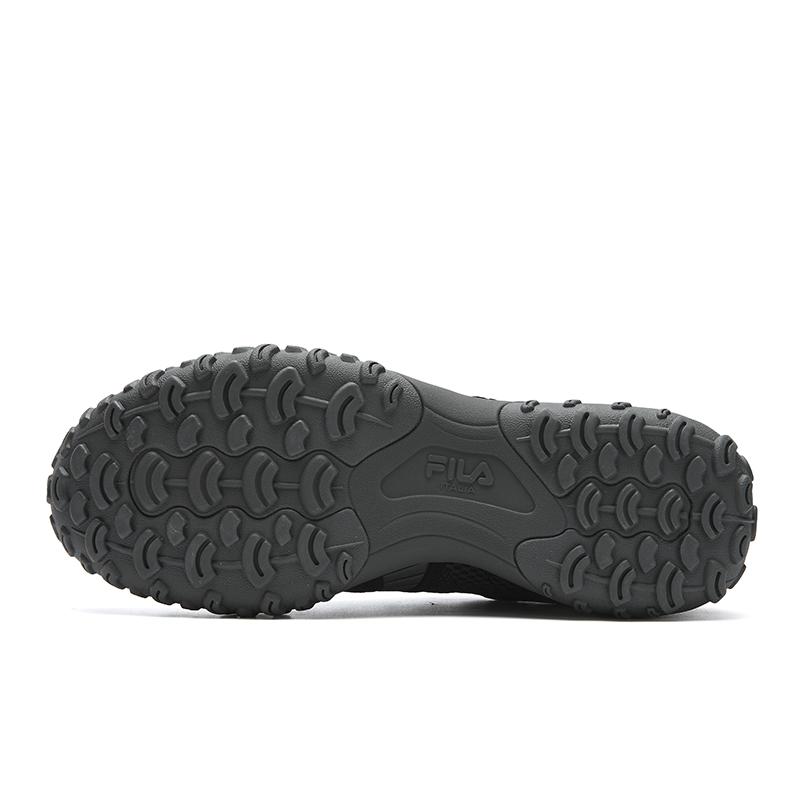 Fila ECHAPPE 2 Abrasion Resistant, Breathable, Lightweight Low Top Casual Shoes Men's Gallant Black/Shadow Black Gray F12M612164FBD